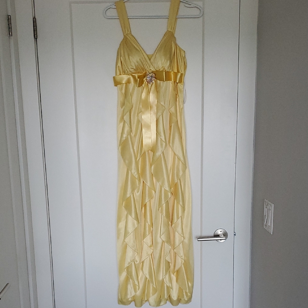 Laura Petites Yellow Dress